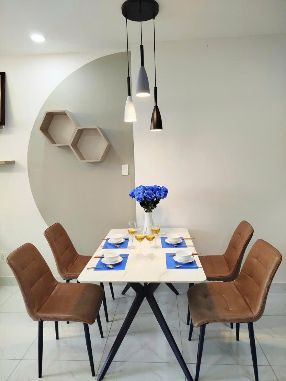 Apartment The Has 2 Bedrooms, 2 Bathrooms, 1 Kitchen, 1 Living Room, 1 Laundry Room, 1 Balcony, 1 Swimming Pool - District 7 Ho Chi Minh City
